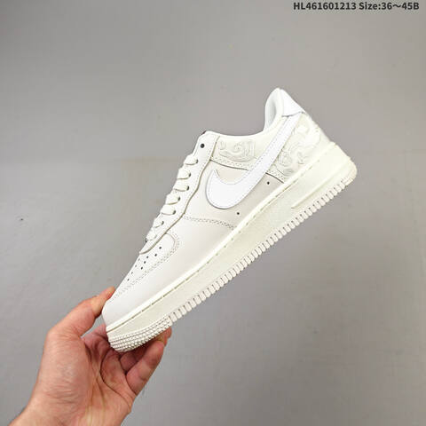 Nike Air Force 1 07 Low Off White Red Multicolor EU 36-45 Sneaker - Unisex (BS-62711)