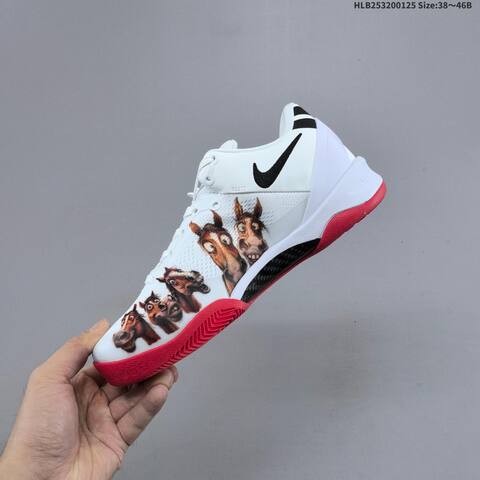 Nike Zoom Kobe VIII CNY Light Grey Black White Red EU 38-46 Basketball Shoe - Unisex (BS-61753)