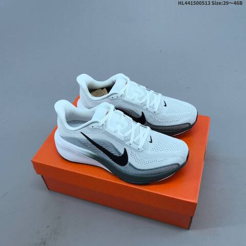 Nike Air Zoom Pegasus 42 White Black Grey EU 39-46 Running Shoe - Unisex (BS-60362)