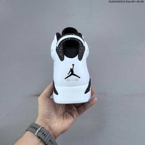 Jordan Air Jordan 6 Retro black/white with speckled oreo accents 40~48.5 basketball