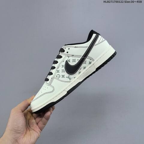 Nike Dunk SB Low Off White Black Grey Orange EU 36-45 Skate Shoe - Unisex (BS-61835)