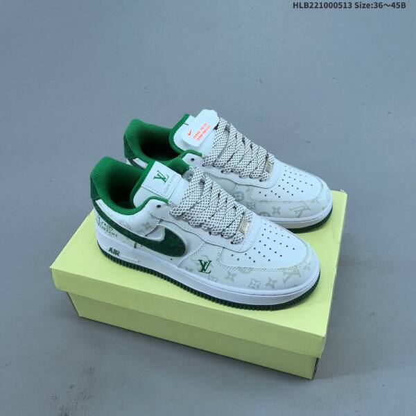 Nike Air Force 1 07 Low white black green EU 36-45 sneaker