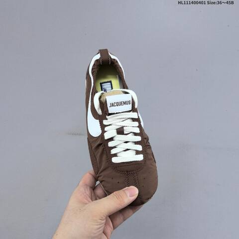 Nike Jacquemus x Nike Air Cortez Brown White Beige Gum EU 36-45 Sneaker - Unisex (BS-60985)