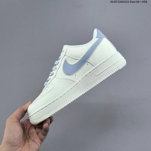 Nike Air Force 1 07 LV8 off white light blue yellow EU 36-45 sneaker
