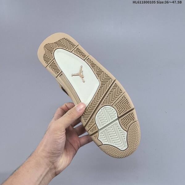 Jordan Air Jordan 4 Retro beige/taupe/white 36~47.5 basketball