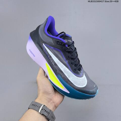 Nike Zoom Fly 6 Black Purple White Pink Blue EU 39-45 Running Shoe - Unisex (BS-60676)