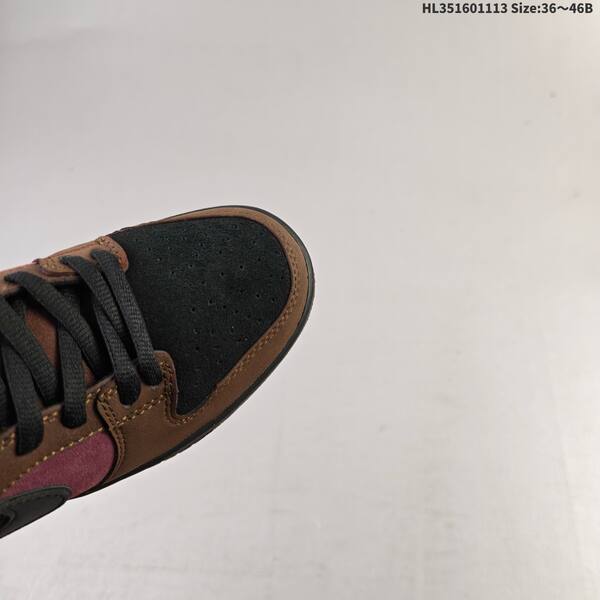 Nike SB Dunk Low black brown burgundy EU 36-46 skate shoe
