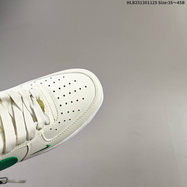 Nike Air Force 1 07 sail white green gold EU 35-45 sneaker