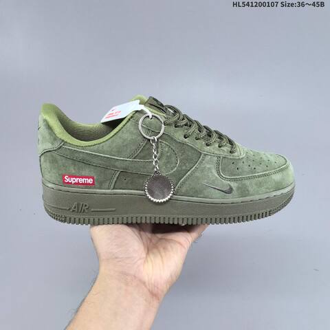 Nike Air Force 1 Low White Dark Brown Black Gray EU 36-45 Sneaker - Unisex (BS-62176)