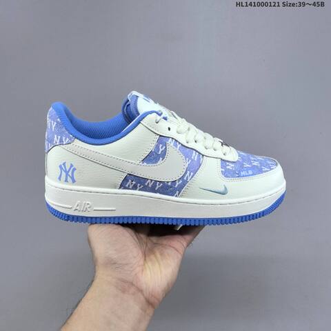 Nike Air Force 1 07 Off White Blue EU 39-45 Sneaker - Unisex (BS-61834)