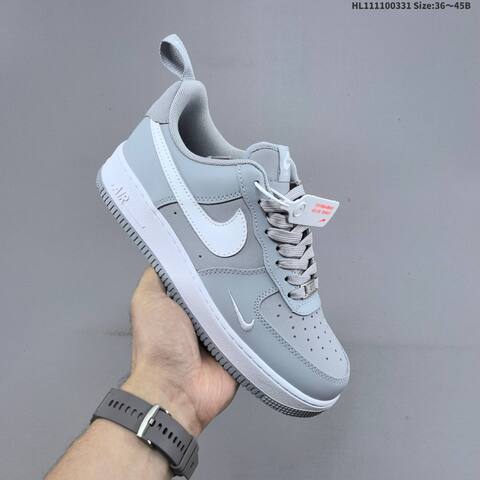 Nike Air Force 1 07 Black White Grey EU 36 45 Sneaker EU 36-45 - Unisex (BS-61008)