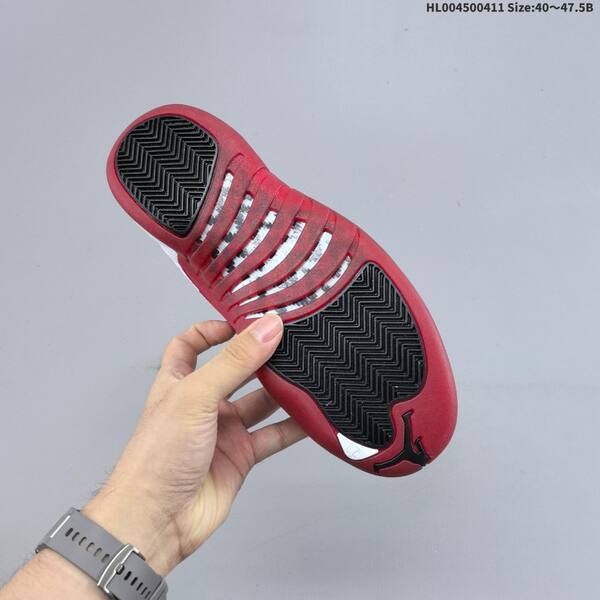 Jordan Air Jordan 12 Retro white/red/black 40~47.5 basketball