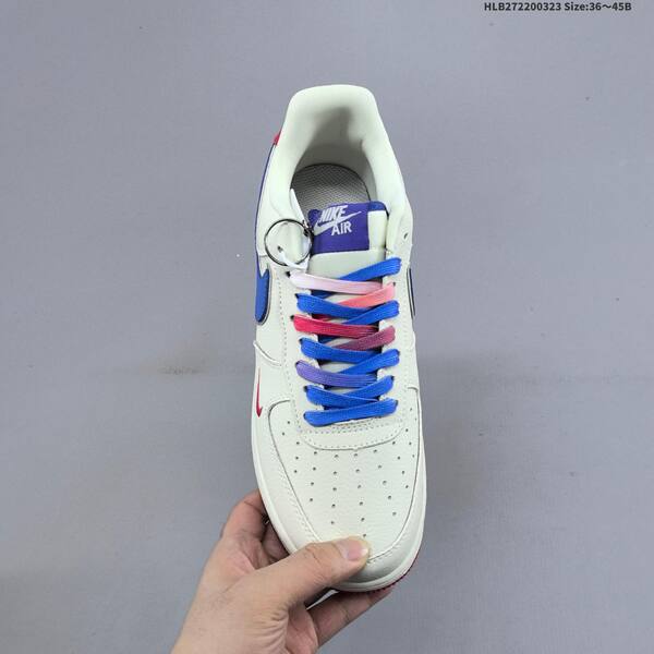 Nike Air Force 1 07 Low Supreme off white blue red purple EU 36-45 sneaker