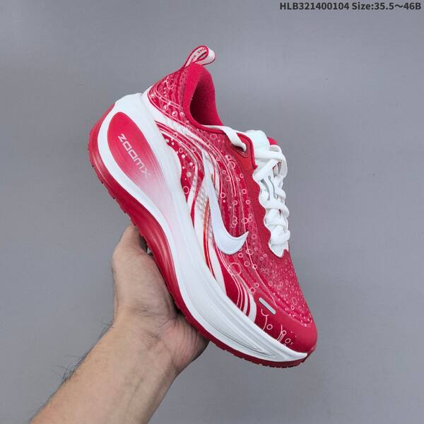 Nike Vomero Plus ReactX Air Zoom red white pink EU 35 5-46 running shoe