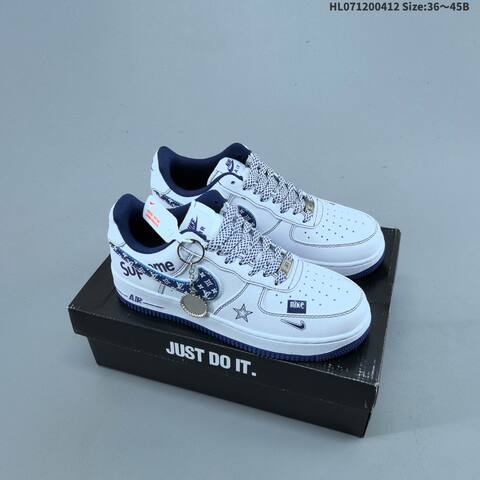 Nike Air Force 1 07 Black White Olive Green EU 36-45 Sneaker - Unisex (BS-60799)