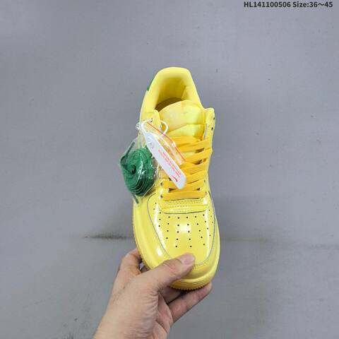 Nike Air Force 1 07 Low Yellow Green Gum EU 36-45 Sneaker - Unisex (BS-60490)