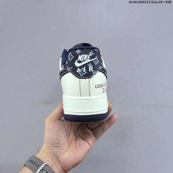 Nike Air Force 1 07 LV8 off white navy blue red EU 36-45 sneaker