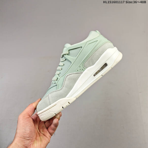 Jordan Air Jordan 4 RM FQ7940-003 light mint/seafoam green with grey suede and white sole EU 36-48 lifestyle