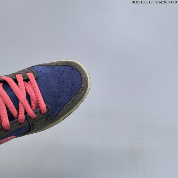 Nike SB Dunk Low navy blue dark brown coral light olive EU 36-46 skate shoe