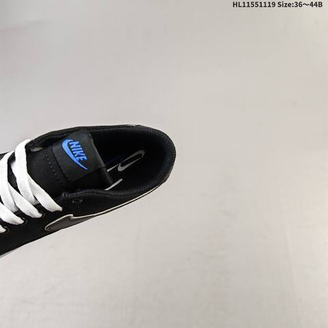 Nike Court Legacy Black White Blue EU 36-44 Skate Shoe - Unisex (BS-63437)