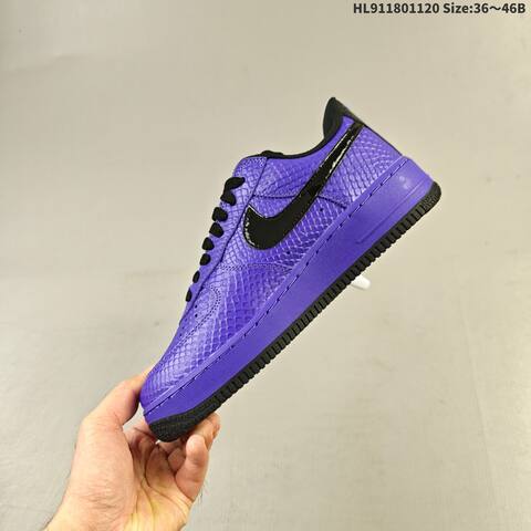 Nike Air Force 1 07 Purple Black EU 36-46 Sneaker - Unisex (BS-63432)