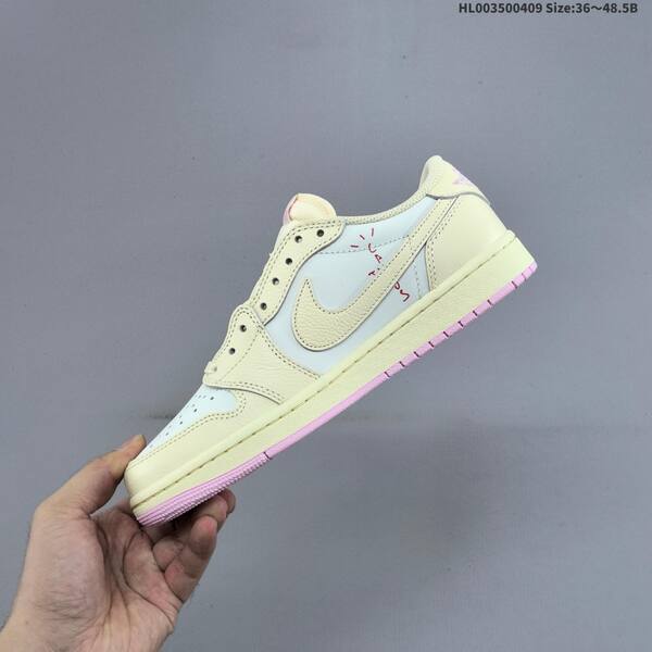 Jordan Travis Scott x Air Jordan 1 Low Sail/White/Pink EU 36-48.5 casual