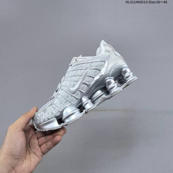 Nike Shox TL metallic silver light grey EU 36-46 running shoe