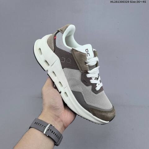 On Cloudrunner 1 Navy Blue Ivory Brown EU 36-45 Running Shoe Running Sneakers - Unisex (BS-69653)
