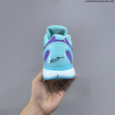 Nike Kobe 6 Year Of The Horse Light Blue Purple Black White EU 38-46 Basketball Shoe - Unisex (BS-61654)