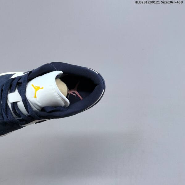 Jordan Air Jordan 1 Low Obsidian Suede navy white yellow 36~46B casual lifestyle