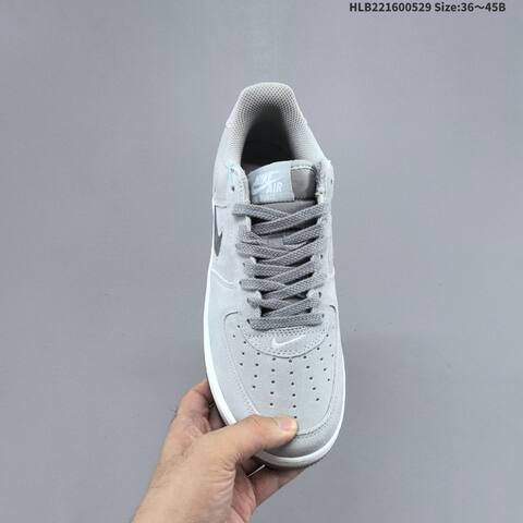 Nike Air Force 1 07 DV0785-003 Light Grey Dark Grey White EU 36-45 Sneaker - Unisex (BS-60067)