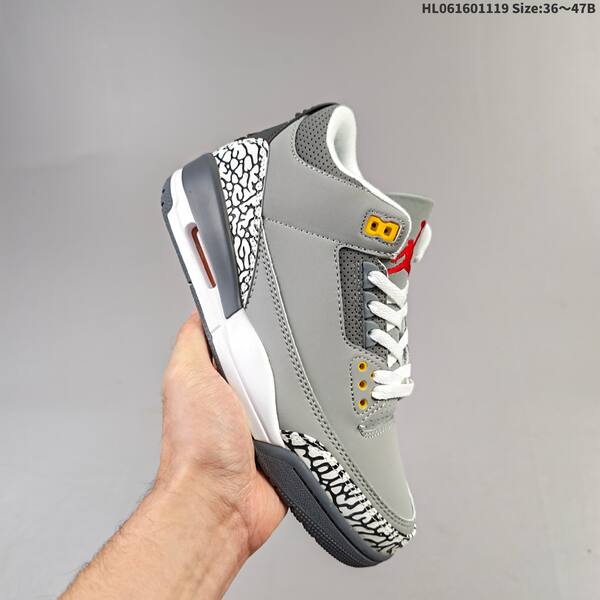 Jordan Air Jordan 3 Retro White/Red/Black/Yellow/Grey EU 36-47 basketball