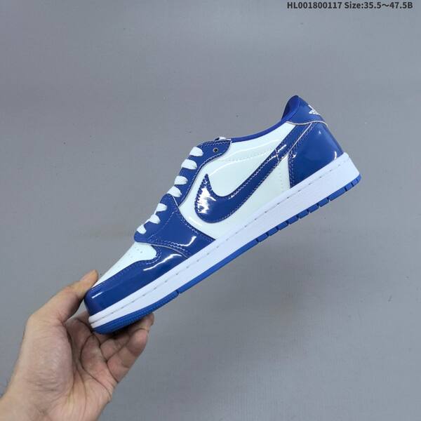 Nike Air Jordan 1 Low Storm Blue / white / royal blue 35.5-47.5 basketball
