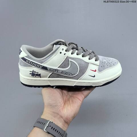 Nike Dunk SB Low Off White Gray Silver Gold EU 36-45 Skate Shoe - Unisex (BS-61175)
