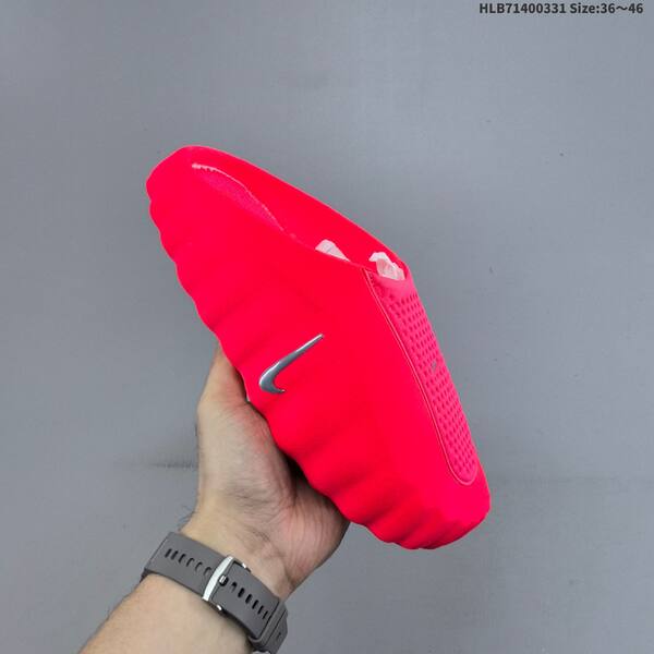 Nike Mind 001 Recovery Slide light beige bright red silver orange EU 36-46 slides
