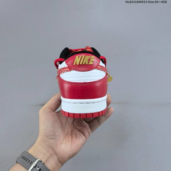 Nike Dunk Low red white gold black EU 36-45 skate shoe