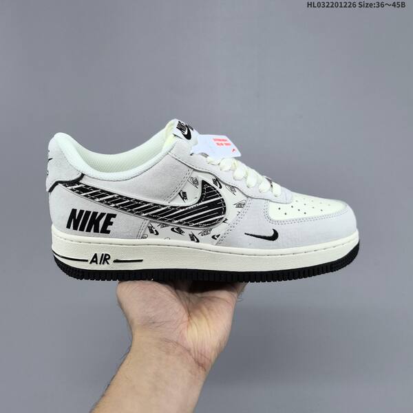 Nike Air Force 1 07 brown black white EU 36-45 sneaker