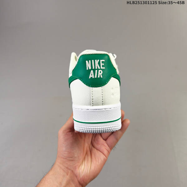 Nike Air Force 1 07 sail white green gold EU 35-45 sneaker