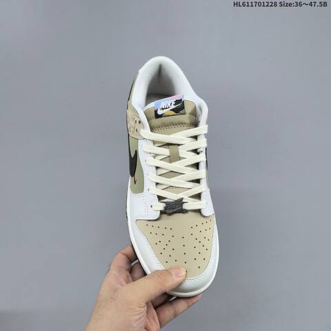 Nike SB Dunk Low CNY White Beige Olive Black EU 36-47 5 Skate Shoe - Unisex (BS-62360)