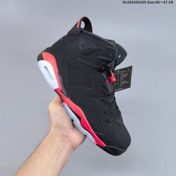 Jordan Air Jordan 6 Retro OG black/red/white 40~47.5 basketball