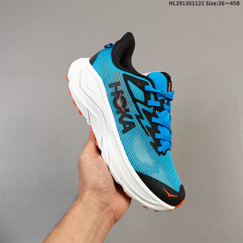 HOKA ONE ONE Challenger 8 Blue Black White Orange EU 36-45 Trail Shoe Trail Running Sneakers - Unisex (BS-69457)
