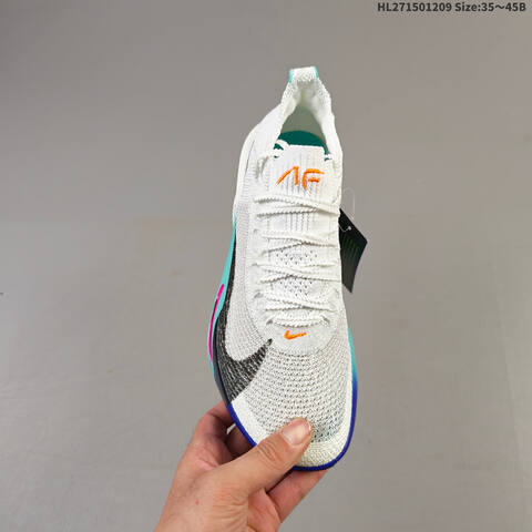 Nike Air Zoom Alphafly Next 3 White Teal Black Orange Pink EU 35-45 Running Shoe - Unisex (BS-62804)