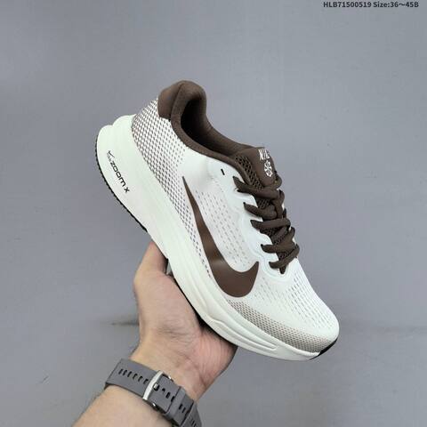 Nike Zoom X White Brown Off White Black EU 36-45 Running Shoe - Unisex (BS-60255)