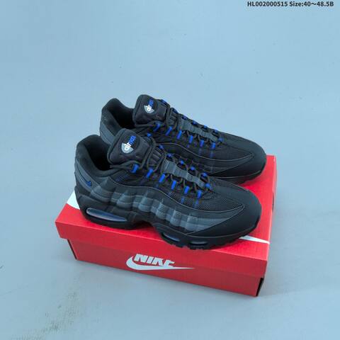 Nike Air Max 95 Black Grey Blue EU 40-48 5 Running Shoe - Men's (BS-60334)