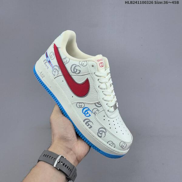 Nike Air Force 1 07 Low off white red blue black EU 36-45 sneaker