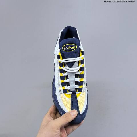Nike Air Max 95 Navy White Yellow Black Grey EU 40-46 Sneaker - Men's (BS-61667)