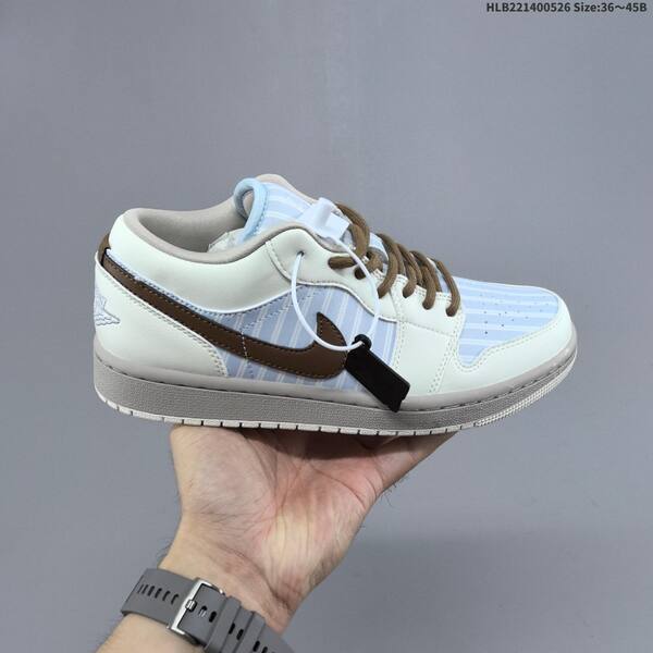Nike Air Jordan 1 Low olive green/grey/white EU 36~45 casual
