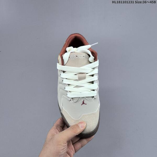 Jordan Session CNY grey / beige / maroon / white 36-45B lifestyle