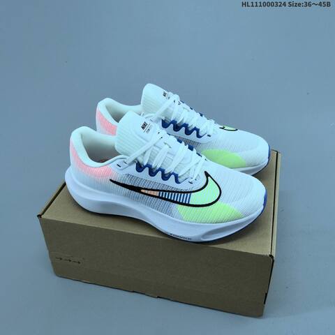 Nike Zoom Fly 5 Black White Light Blue Grey EU 36-45 Running Shoe - Unisex (BS-61142)
