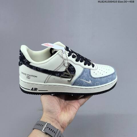 Nike Air Force 1 07 Low White Black Dark Red Brown EU 36-45 Sneaker - Unisex (BS-60833)